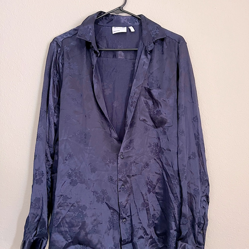 viscose floral long-sleeve shirt from ASOS 🔹💐